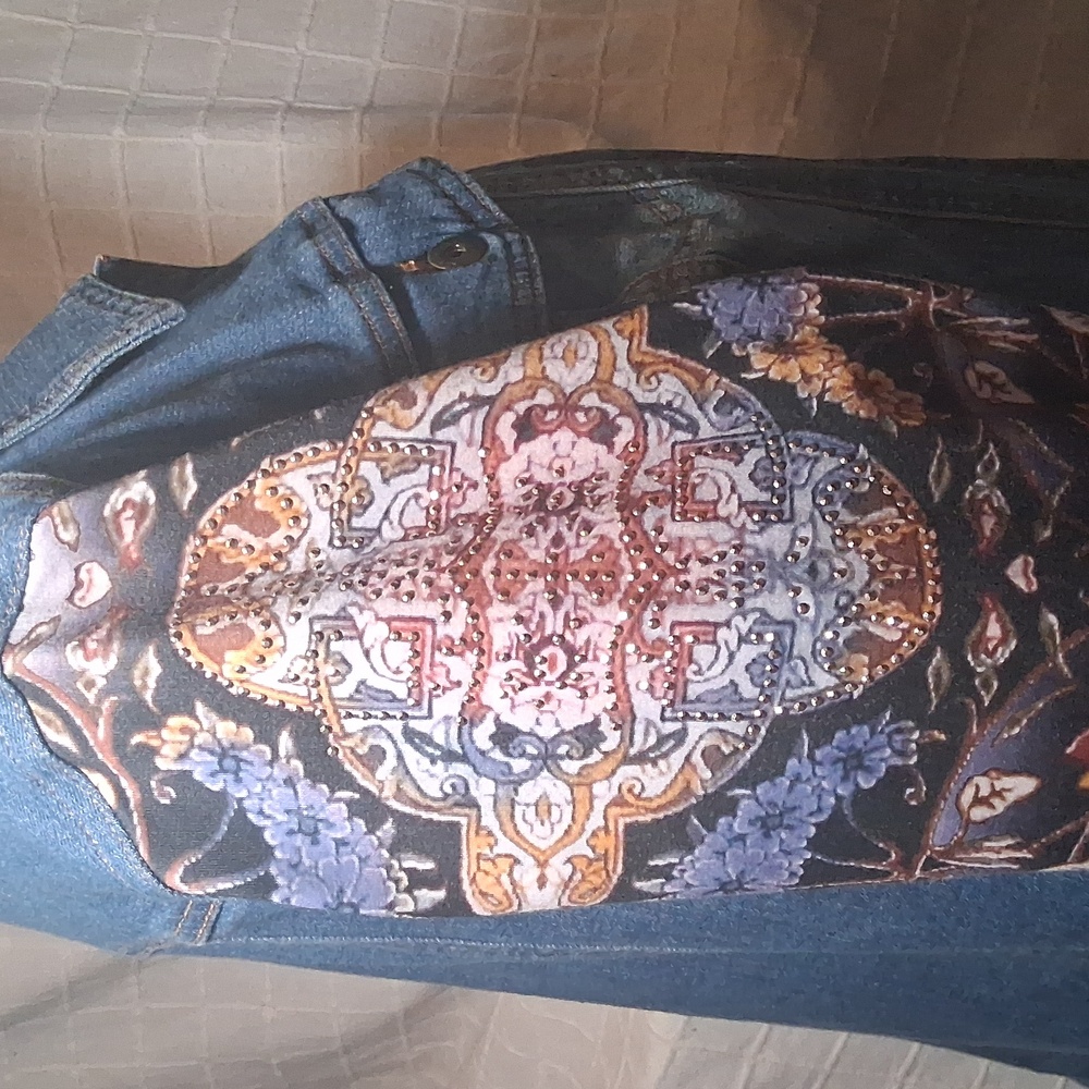 One World NWT Denim Jacket 2xl - Picture 4 of 5